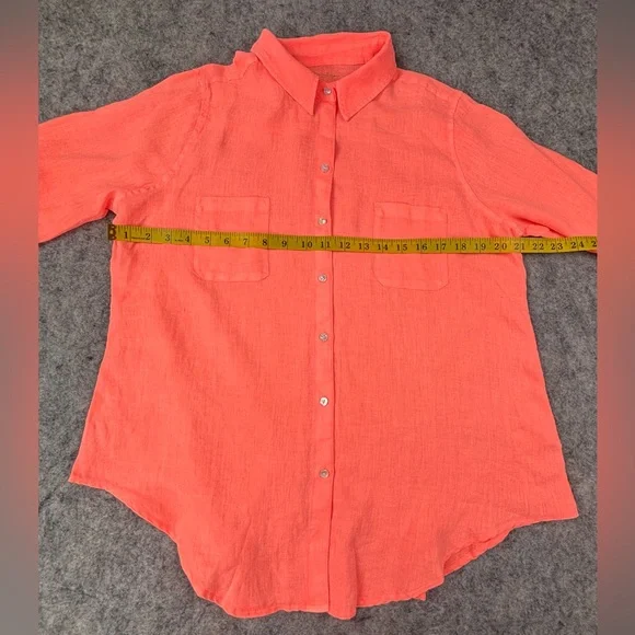 Lilly Pulitzer | 100% Linen | Button Down | Women’s Large - Picture 8 of 9
